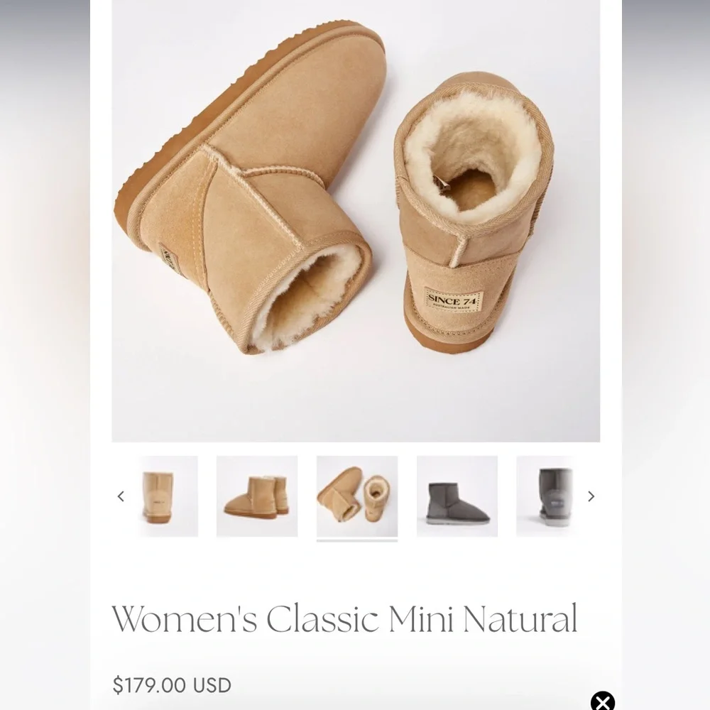 UGG Boot Classic Mini Sz 8 - Picture 9 of 16